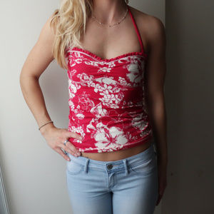 Aeropostale | Red Floral Top / Bundle: 2 for $8!